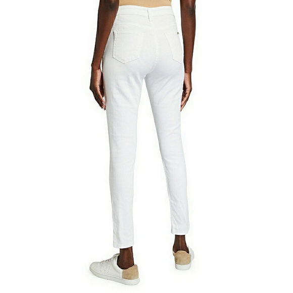 Michael Kors White Skinny Ankle Jeans 6 - Picture 3 of 8